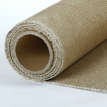 Glass fiber cloth with vermiculite coating